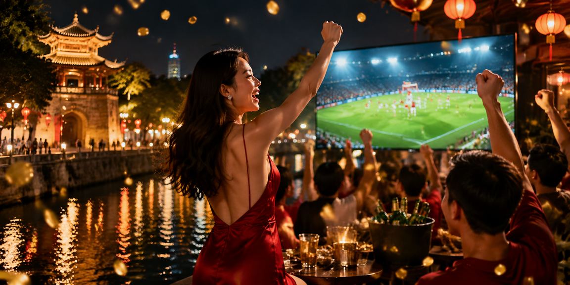Người dùng trẻ tại Hà Nội theo dõi kết quả cá cược thể thao trên điện thoại thông minh