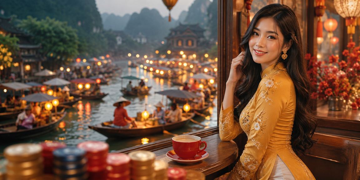 Người chơi thư giãn tại quán cà phê Ninh Bình, trải nghiệm bonus VIP trên điện thoại